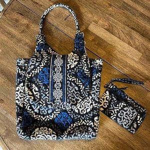 Vera Bradley, backpack with matching wristlet